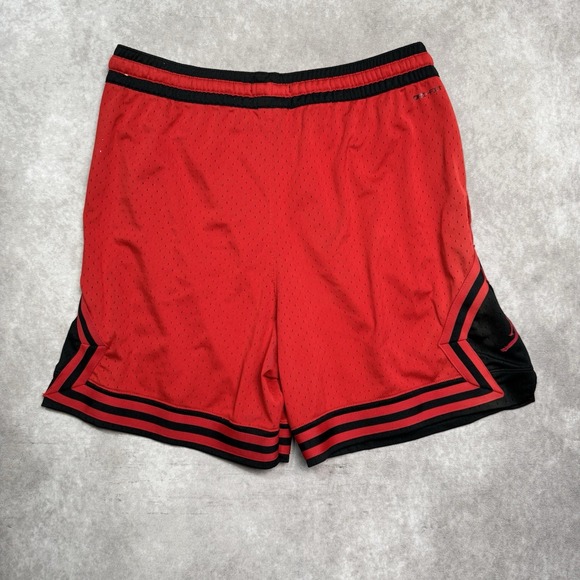 Nike Air Jordan Shorts Men XL Diamond Jumpman Basketball Stretch Mesh Gym - Picture 8 of 9